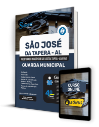 Capa Apostila Prefeitura de São José da Tapera - AL  - Guarda Municipal