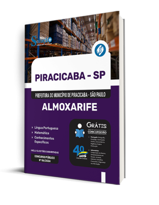 Apostila Prefeitura de Piracicaba - SP  - Almoxarife - Imagem 2