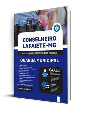 Apostila Prefeitura de Conselheiro Lafaiete - MG  - Guarda Municipal - Imagem 2