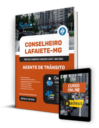 Capa Apostila Prefeitura de Conselheiro Lafaiete - MG  - Agente de Trânsito