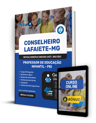Apostila Prefeitura de Conselheiro Lafaiete - MG  - Professor de Educação Infantil - PEI - Imagem 1