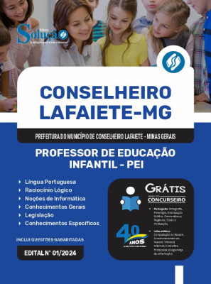 Apostila Prefeitura de Conselheiro Lafaiete - MG  - Professor de Educação Infantil - PEI - Imagem 3
