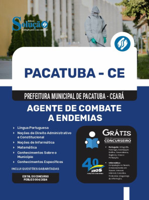Apostila Prefeitura de Pacatuba - CE  - Agente de Combate a Endemias - Imagem 3