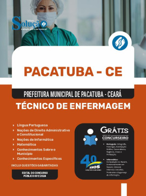Apostila Prefeitura de Pacatuba - CE  - Técnico de Enfermagem - Imagem 3