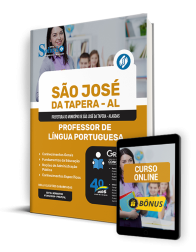 Capa Apostila Prefeitura de São José da Tapera - AL  - Professor de Língua Portuguesa