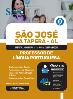 Apostila Prefeitura de São José da Tapera - AL  - Professor de Língua Portuguesa - Imagem 3