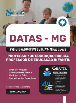 Apostila Prefeitura de Datas - MG  - Professor de Educação Básica/Professor de Educação Infantil - Imagem 3