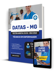 Capa Apostila Prefeitura de Datas - MG  - Técnico em Enfermagem 