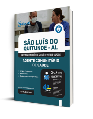 Apostila Prefeitura de São Luís do Quitunde - AL  - Agente Comunitário de Saúde - Imagem 2