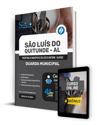 Apostila Prefeitura de São Luís do Quitunde - AL  - Guarda Municipal - Imagem 1