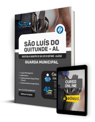 Capa Apostila Prefeitura de São Luís do Quitunde - AL  - Guarda Municipal