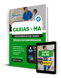 Capa Apostila Prefeitura de Caxias - MA  - Técnico em Enfermagem