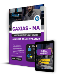 Capa Apostila Prefeitura de Caxias - MA  - Auxiliar Administrativo