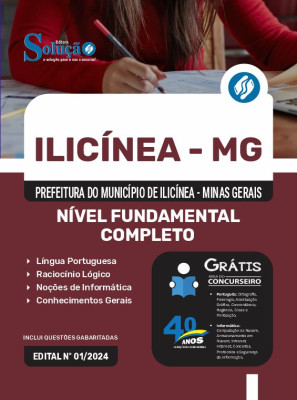 Apostila Prefeitura de Ilicínea - MG  - Nível Fundamental Completo - Imagem 3