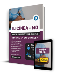 Capa Apostila Prefeitura de Ilicínea - MG  - Técnico em Enfermagem