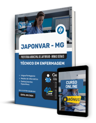 Capa Apostila Prefeitura de Japonvar - MG  - Técnico em Enfermagem