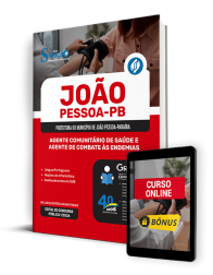 Capa Apostila Prefeitura de João Pessoa - PB  - Agente Comunitário de Saúde e Agente de Combate às Endemias