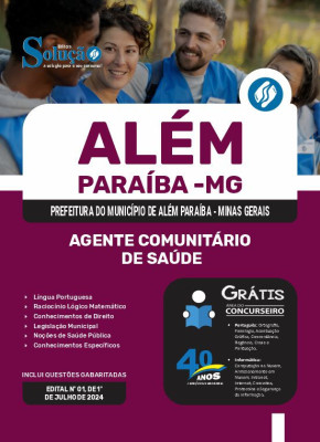 Apostila Prefeitura de Além Paraíba - MG em PDF  - Agente Comunitário de Saúde - Imagem 1