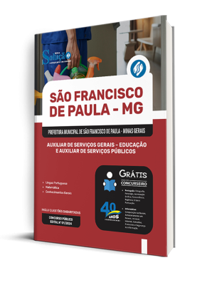Apostila Prefeitura de São Francisco de Paula - MG  - Auxiliar de Serviços Gerais - Educação e Auxiliar de Serviços Públicos - Imagem 2