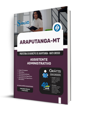 Apostila Prefeitura de Araputanga - MT  - Assistente Administrativo - Imagem 2