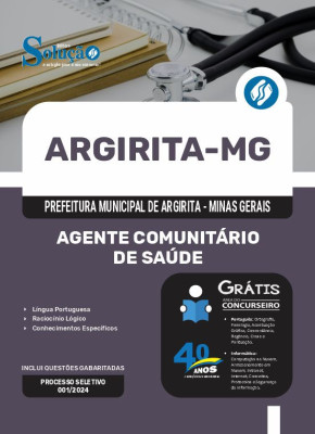 Apostila Prefeitura de Argirita - MG em PDF  - Agente Comunitário de Saúde - Imagem 1