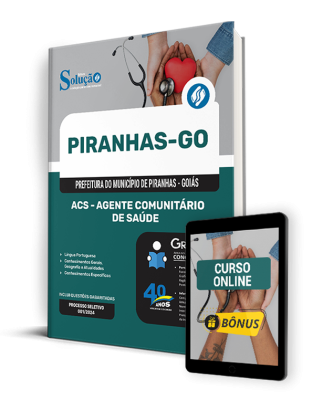 Apostila Prefeitura de Piranhas - GO  - ACS - Agente Comunitário de Saúde - Imagem 1
