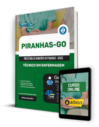 Capa Apostila Prefeitura de Piranhas - GO  - Técnico em Enfermagem