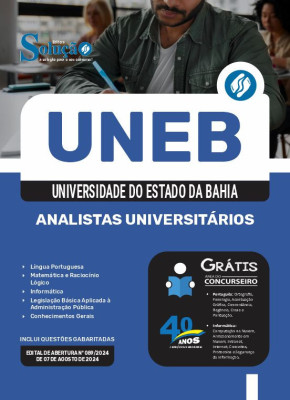 Apostila UNEB em PDF  - Analistas Universitários - Imagem 1