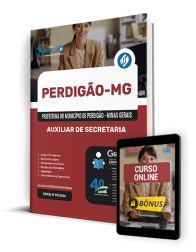 Capa Apostila Prefeitura de Perdigão - MG  - Auxiliar de Secretaria