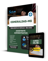 Capa Apostila Câmara de Esmeraldas - MG  - Assistente Administrativo