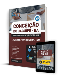 Capa Apostila Prefeitura de Conceição do Jacuípe - BA  - Agente Administrativo