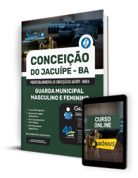 Capa Apostila Prefeitura de Conceição do Jacuípe - BA  - Guarda Municipal - Masculino e Feminino