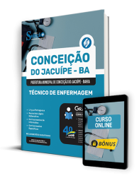 Capa Apostila Prefeitura de Conceição do Jacuípe - BA  - Técnico de Enfermagem