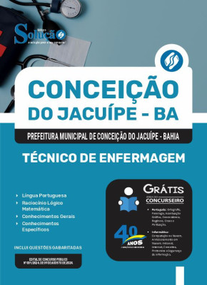 Apostila Prefeitura de Conceição do Jacuípe - BA em PDF  - Técnico de Enfermagem - Imagem 1