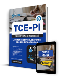 Capa Apostila TCE-PI  - Auditor de Controle Externo - Conhecimentos Básicos