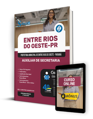 Apostila Prefeitura de Entre Rios do Oeste - PR  - Auxiliar de Secretaria - Imagem 1