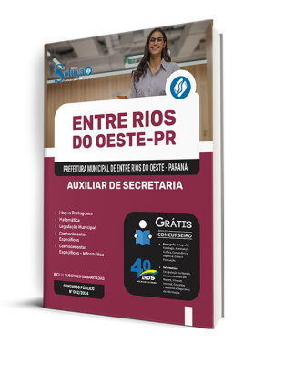 Apostila Prefeitura de Entre Rios do Oeste - PR  - Auxiliar de Secretaria - Imagem 2