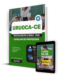 Capa Apostila Prefeitura de Uruoca - CE  - Auxiliar de Professor