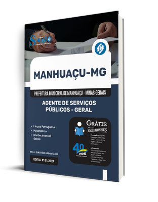 Apostila Prefeitura de Manhuaçu - MG  - Agente de Serviços Públicos - Geral - Imagem 2
