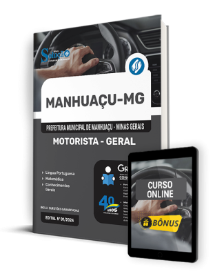 Apostila Prefeitura de Manhuaçu - MG  - Motorista - Geral - Imagem 1