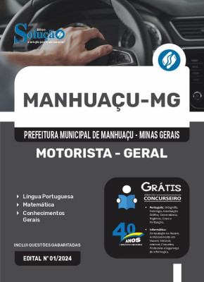 Apostila Prefeitura de Manhuaçu - MG  - Motorista - Geral - Imagem 3