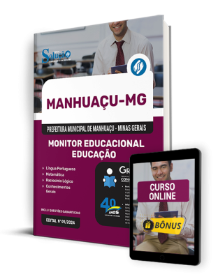 Apostila Prefeitura de Manhuaçu - MG  - Monitor Educacional - Educação - Imagem 1