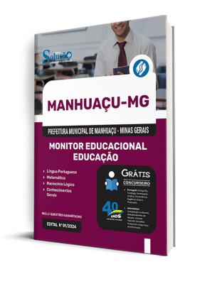 Apostila Prefeitura de Manhuaçu - MG  - Monitor Educacional - Educação - Imagem 2