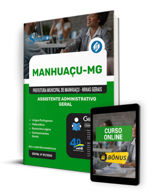 Apostila Prefeitura de Manhuaçu - MG  - Assistente Administrativo - Geral - Imagem 1