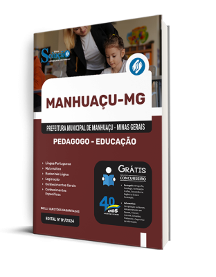 Apostila Prefeitura de Manhuaçu - MG  - Pedagogo - Educação - Imagem 2