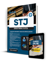 Capa Apostila STJ  - Analista Judiciário - Comum às Especialidades