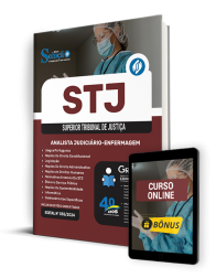 Capa Apostila STJ  - Analista Judiciário - Área: Apoio Especializado - Especialidade: Enfermagem (Cargo 8)