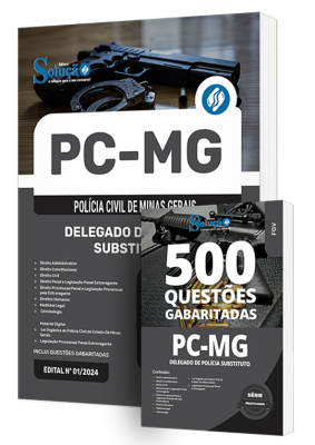Combo PC-MG - Delegado de Polícia Substituto - Imagem 1