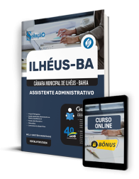 Capa Apostila Câmara de Ilhéus - BA  - Assistente Administrativo