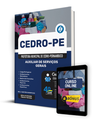 Apostila Prefeitura de Cedro - PE  - Auxiliar de Serviços Gerais - Imagem 1